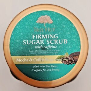 Rare Tree Hut Firming Sugar Scrub Mocha & Coffee Bean With Caffeine‎ . 18oz New